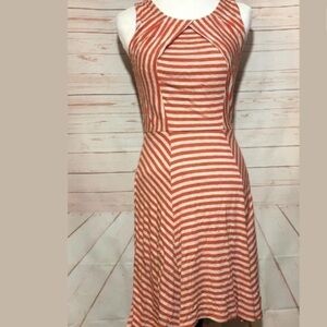 Bordeaux Striped Dress |‎ XS